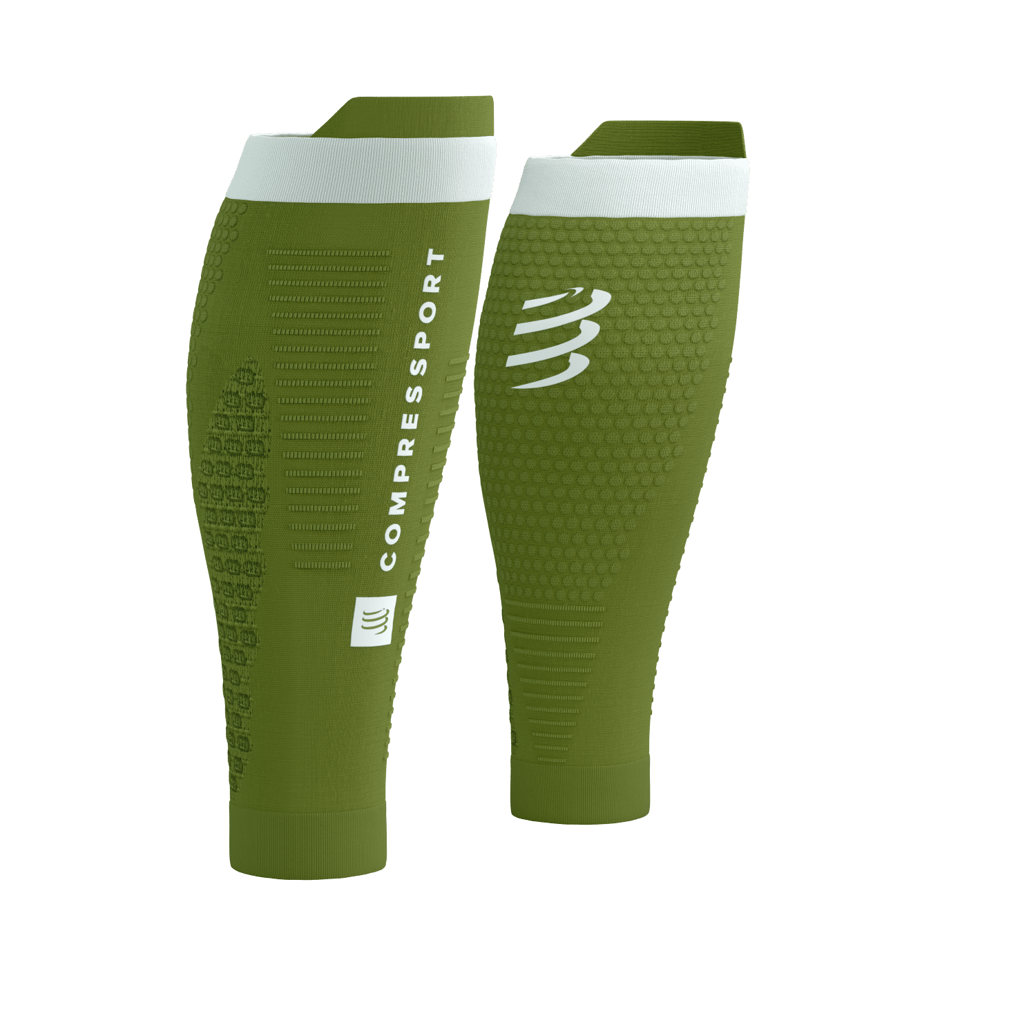 Compressport  R2 3.0 - Beenstukken, olijfgroen