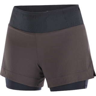 Salomon Sense aero 2in1 short dames - BRUIN - Dames