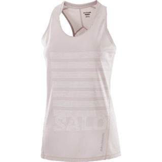 Salomon Sense aero singlet gfx dames - BRUIN - Dames
