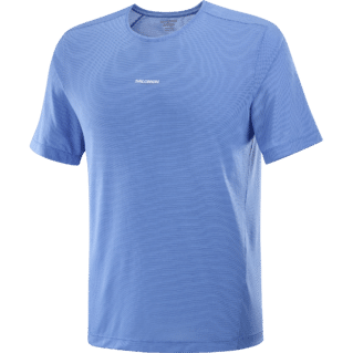 Salomon Shakeout core ss tee heren - BLAUW - Heren