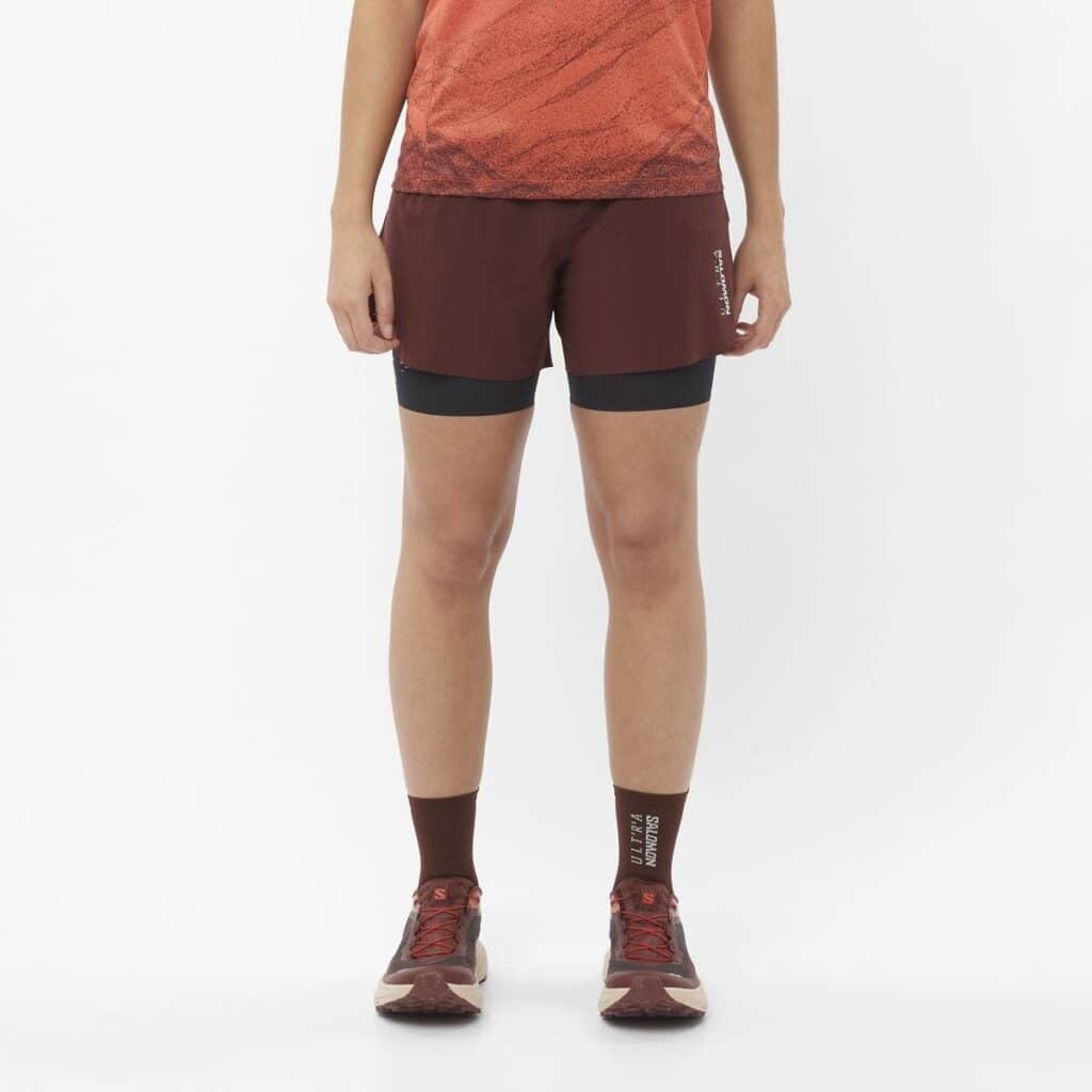 Salomon S/lab ultra 2in1 short dames