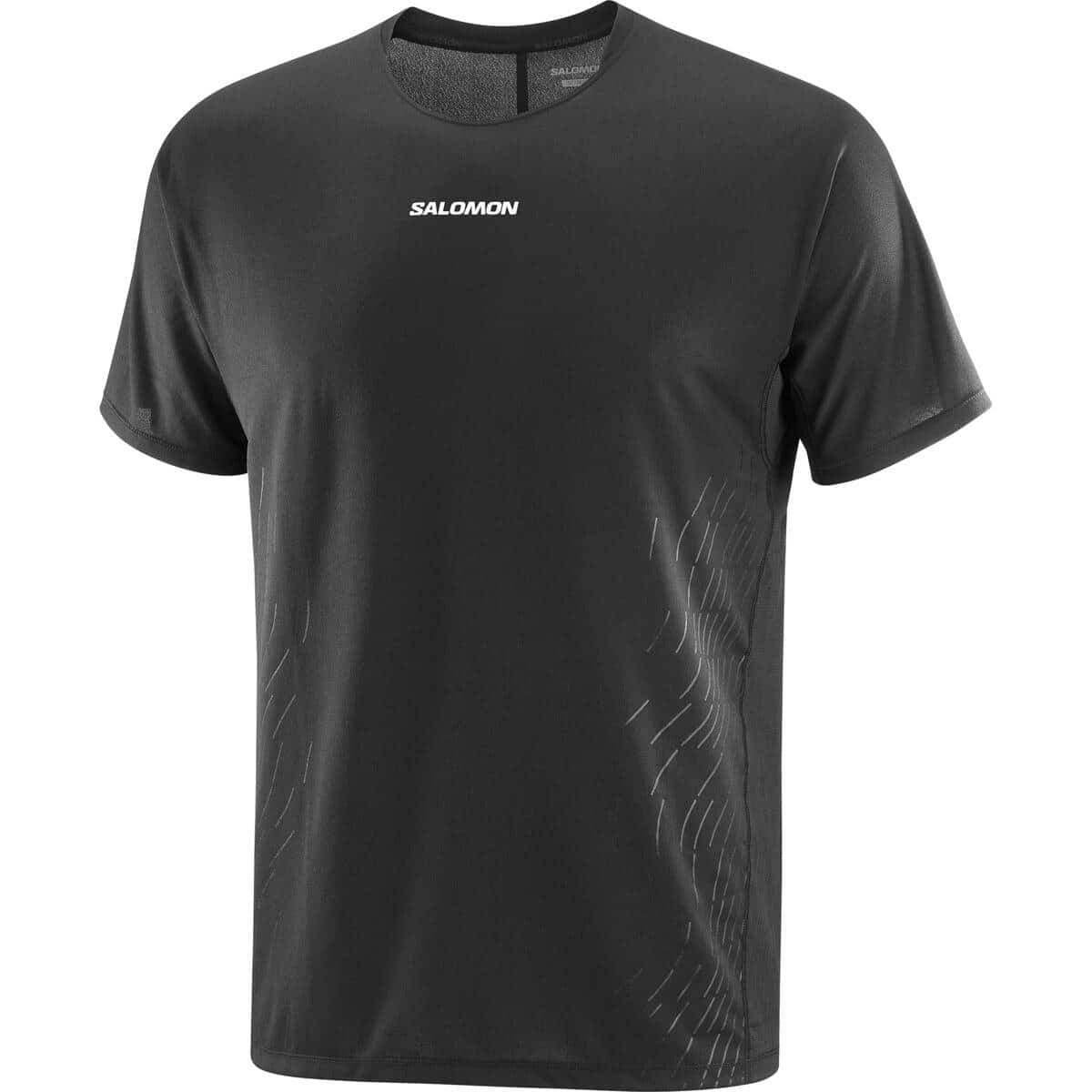 Salomon Sense Aero SS Tee GFX heren - ZWART - Heren afbeelding