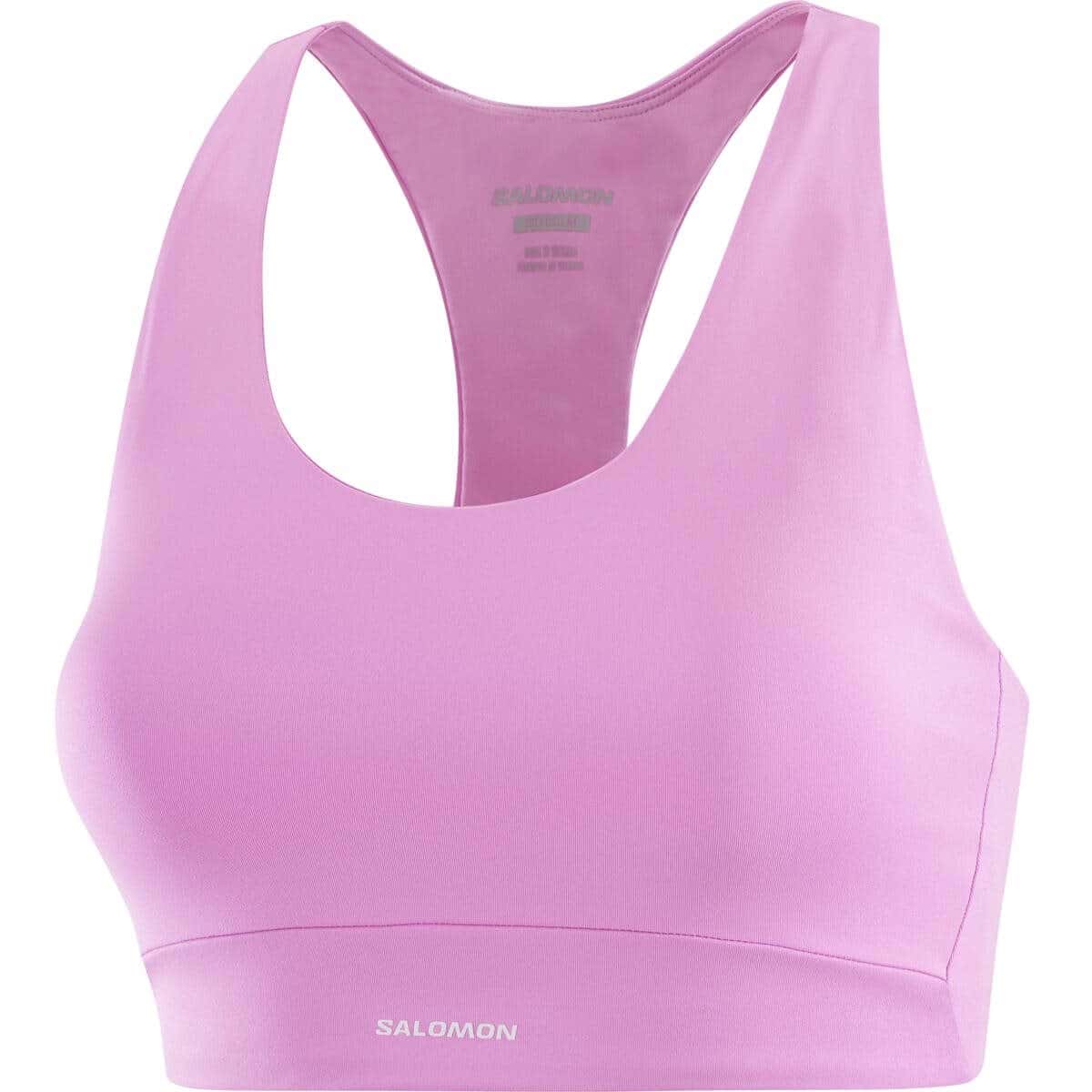Salomon Shakeout core bra - ROZE - Dames afbeelding