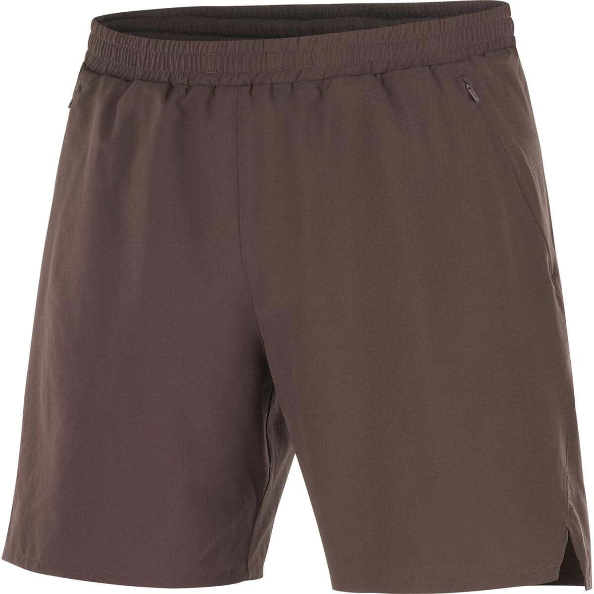 Salomon Shakeout core 2in1 short 7 heren - BRUIN - Heren afbeelding