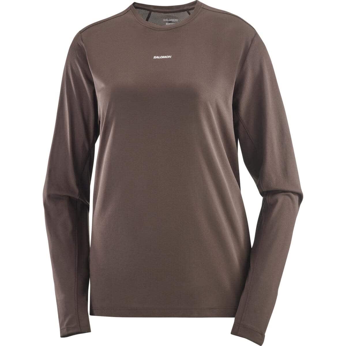 Salomon Shakeout Core LS Tee dames - BRUIN - Dames afbeelding