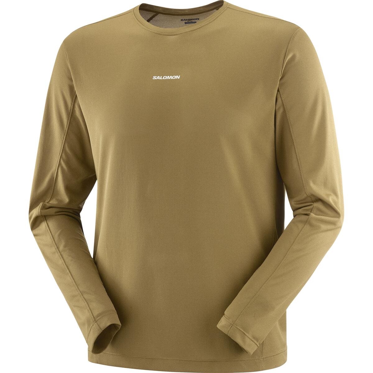 Salomon Shakeout core ls tee heren - GROEN - Heren afbeelding