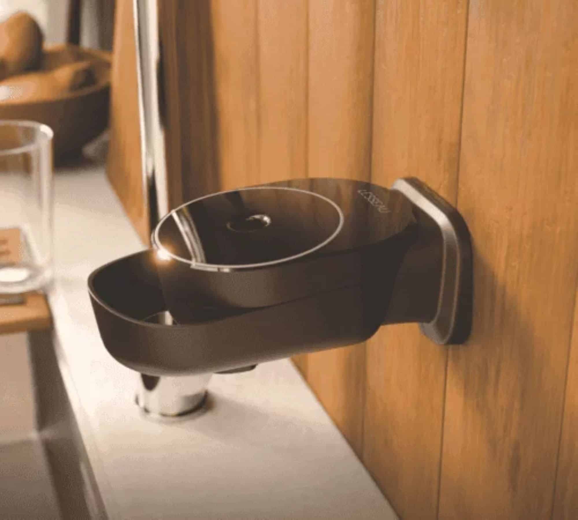 Lesseau Manual bar soap dispenser zwart