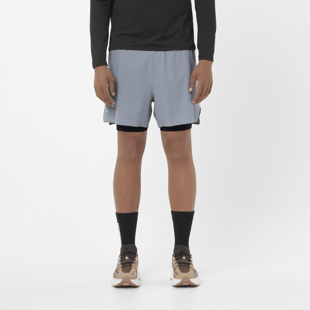 Salomon Sense aero 2in1 short 5" heren
