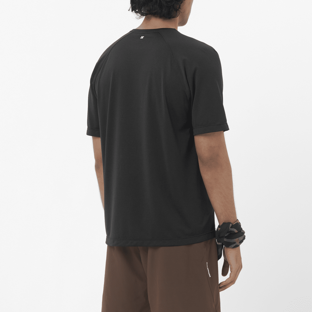 Salomon Shakeout core ss tee gfx heren