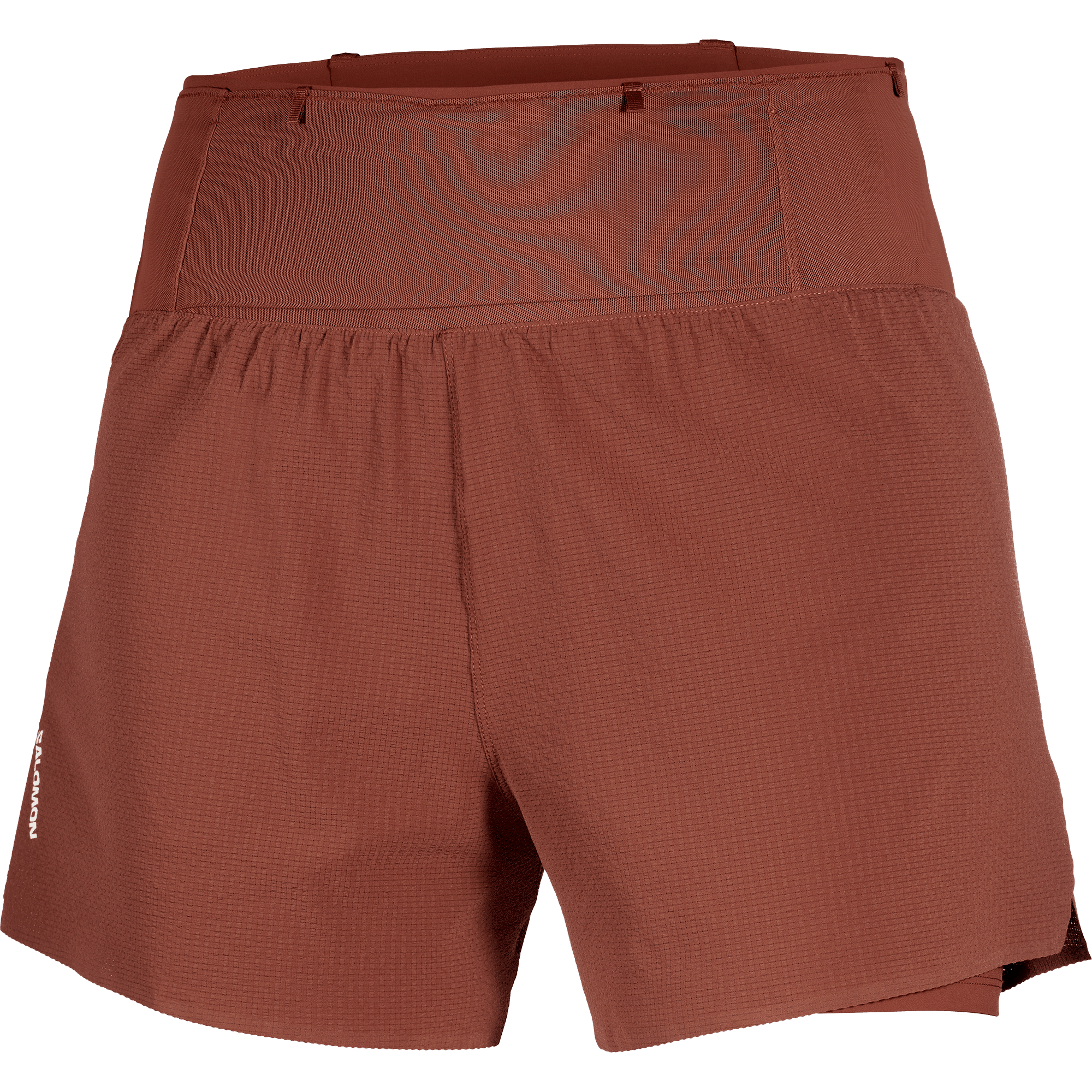 Salomon Sense aero 2in1 trail 5" dames - Burnt Umber - Dames