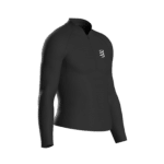 Compressport 3D Thermo Merino LS Top thermisch hardloopshirt met lange mouwen en merinowol voor trailrunning en hardlopen in koud weer.