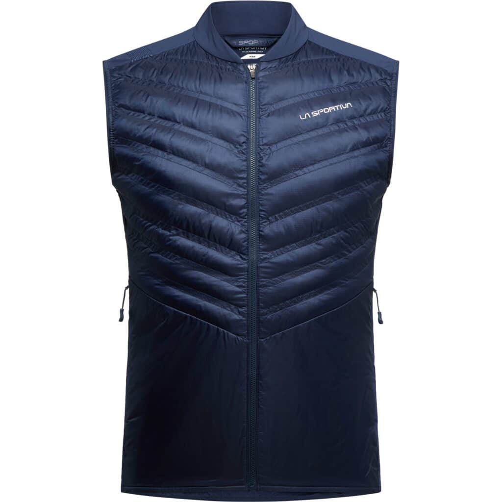 La Sportiva Alya Vest isolerend trailrunning vest met PrimaLoft® ThermoPlume®-isolatie en elastisch rugpand voor optimale warmte en bewegingsvrijheid.