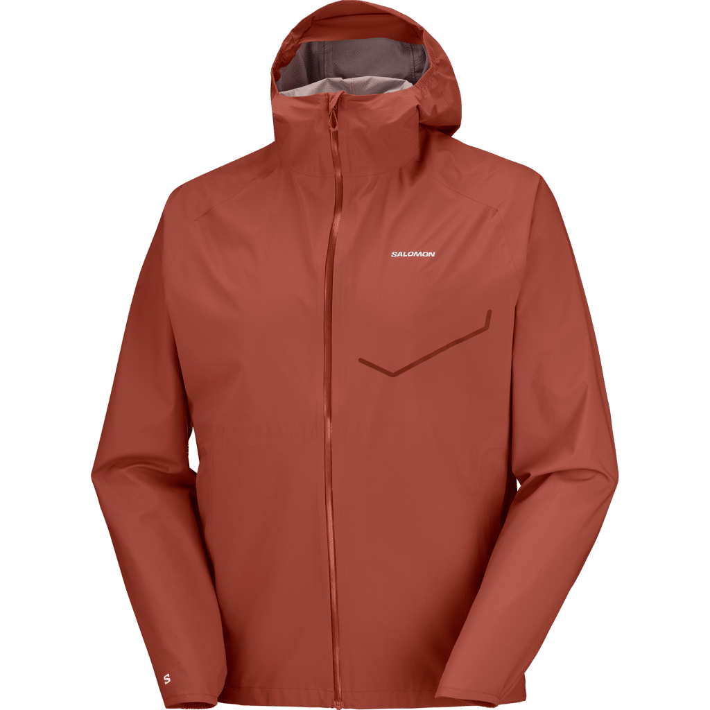 Salomon Bonatti Waterproof Jacket Heren Ultralichte bescherming bij ieder avontuur Ben je op zoek naar een betrouwbare, lichtgewicht en volledig waterdichte hardloopjas? Dan is de Salomon Bonatti Waterproof Jacket voor heren een fijne optie. Deze hoogwaardige hardloop- en trailrunningjas is ontworpen om je te beschermen tegen regen, wind en sneeuw, zonder dat je inlevert op comfort of ademend vermogen. Met zijn ultralichte gewicht van slechts 155 gram neem je deze jas overal gemakkelijk mee naartoe.  Ultralicht en ademend ontwerp De Salomon Bonatti Waterproof Jacket heren is voorzien van een microporeus waterdicht membraan dat niet alleen water en wind tegenhoudt, maar ook zweet en warmte effectief afvoert. Hierdoor blijf je altijd droog en comfortabel, zelfs tijdens zware inspanningen. Dankzij de AdvancedSkin Dry-technologie geniet je het hele jaar door van optimale bescherming en ademend vermogen. Het smalle model sluit perfect aan op je lichaam, zonder je bewegingsvrijheid te beperken.  Duurzame materialen en technologieën Salomon staat bekend om innovatie en duurzaamheid, en dat zie je terug in deze jas. Het gebruik van ripstop-materiaal versterkt de stof en maakt de Bonatti extra duurzaam, terwijl de mechanische stretch zorgt voor optimale bewegingsvrijheid. Dankzij de PFC-vrije DWR-behandeling is de jas waterafstotend én milieuvriendelijk. Belangrijke kenmerken op een rij: AdvancedSkin Dry 10K/10K: waterdicht tot 10.000 mm en ademend tot 10.000 g/m² per 24 uur.** Ripstop-stof: voorkomt scheuren en verlengt de levensduur. Mechanische stretch: voor natuurlijke bewegingsvrijheid. DWR-behandeling (PFC-vrij): duurzaam waterafstotend. Slimme capuchon en ventilatie De Bonatti Waterproof Jacket is uitgerust met een vaste, minimalistische capuchon die perfect aansluit zonder trekkoorden. Dit zorgt voor een gestroomlijnde pasvorm, ideaal bij harde wind of regen. Daarnaast heeft de jas een slimme ventilatiefunctie: een handige drukknop aan de voorzijde houdt de jas op zijn plek terwijl je de rits openzet voor extra luchtcirculatie. Zo behoud je verkoeling tijdens runs, zonder dat de jas gaat klapperen. Waterdichte details en praktische zakken Geen zorgen meer over natte spullen, de volledig waterdichte ritssluiting en de borstzak met ritssluiting zorgen ervoor dat je essentials droog en veilig blijven. Voor kleinere spullen is er bovendien een discrete opbergzak geïntegreerd. Veilig en zichtbaar Hardlopen in het donker of bij slecht weer vraagt om goede zichtbaarheid. Daarom is de Bonatti voorzien van reflecterende details die zorgen dat je beter zichtbaar bent voor verkeer en medesporters.  Voor wie is de Salomon Bonatti Waterproof Jacket heren geschikt? Deze jas is ideaal voor: Trailers en hardlopers die in alle weersomstandigheden willen trainen. Trailrunners en hardlopers die lichtgewicht en compacte bescherming nodig hebben. Wandelaars en hikers die op zoek zijn naar een ademende, waterdichte jas. Sporters die waarde hechten aan duurzaamheid en comfort. Met zijn oprolbare ontwerp neem je de Bonatti eenvoudig mee in je rugzak of running belt. Zo ben je altijd voorbereid op onverwachte weersomstandigheden. Waarom kiezen voor de Salomon Bonatti Waterproof Jacket heren? Ultralicht: slechts 155 gram Volledig waterdicht én ademend Slimme ventilatie en comfortabele pasvorm Duurzaam ripstop-materiaal en milieuvriendelijke DWR Compact op te bergen, ideaal voor onderweg Reflecterende details voor extra veiligheid Conclusie De Salomon Bonatti Waterproof Jacket heren is een hardloop- en trailrunningjas voor sporters die zich niet laten tegenhouden door regen, wind of kou. Dankzij de combinatie van lichtgewicht ontwerp, geavanceerde technologie en ultiem draagcomfort is dit een must-have voor iedere trailer en hardloper. Met deze jas ben je het hele jaar door verzekerd van droge, comfortabele kilometers. 0 mm Niet waterdicht 0 -1.000 mm Waterafstotende maar niet waterdicht 1.000 – 5.000 mm Waterdicht tegen regen, maar niet bestand tegen enige vorm van druk. Lekt bij het leunen of zitten tegen natte oppervlakken. **5.000- 15.000 mm Compleet waterdacht in de regen en bestand tegen vele vormen van druk. Pas bij zeer hoge druk van bijvoorbeeld langdurig zitten begint het materiaal te lekken. 15.000 -30.000 mm Compleet waterdicht, zelfs onder de meest extreme druk. Blijft waterdicht bij ondiepe onderdompeling. > 30.000 mm Solide, non-poreuze materialen. Zonder te breken of te vervormen lekken deze materialen nooit. Is de Bonatti Waterproof Jacket heren niet helemaal wat je zoekt. Klik hier voor alle water- en winddichte jassen voor heren. Advies nodig?  Neem gerust contact met ons op of kom langs bij onze winkel in Alphen aan den Rijn. Er is altijd een adviseur aanwezig.