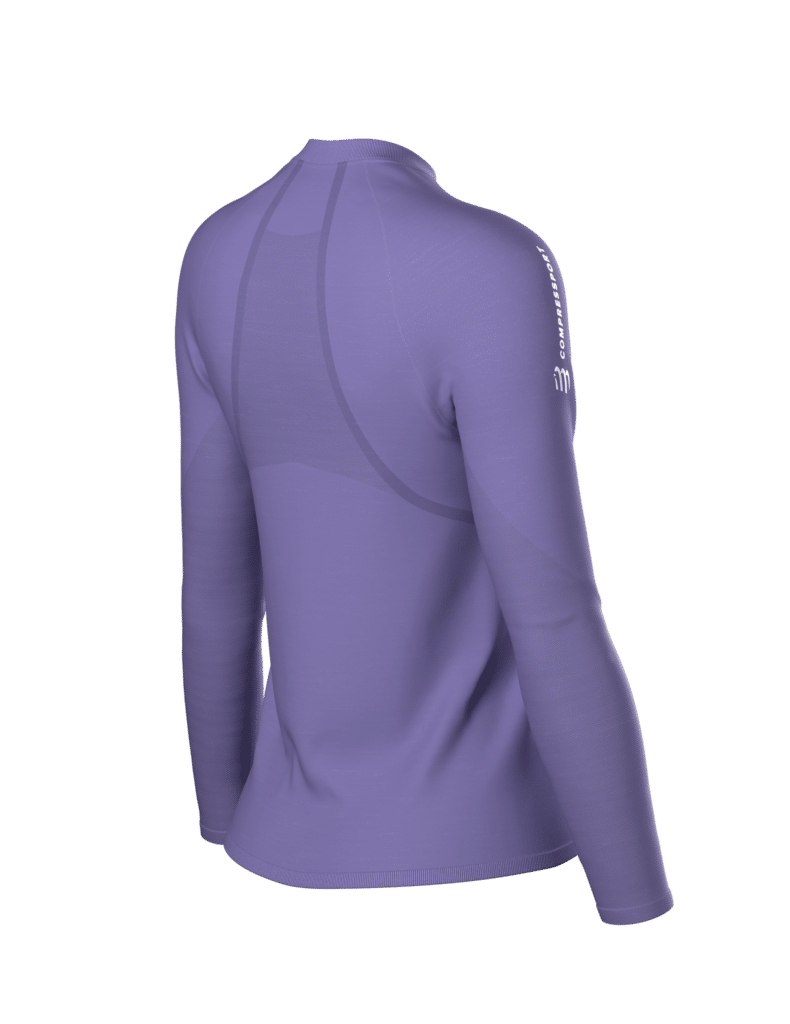 Compressport Merino half-zip ls tshirt