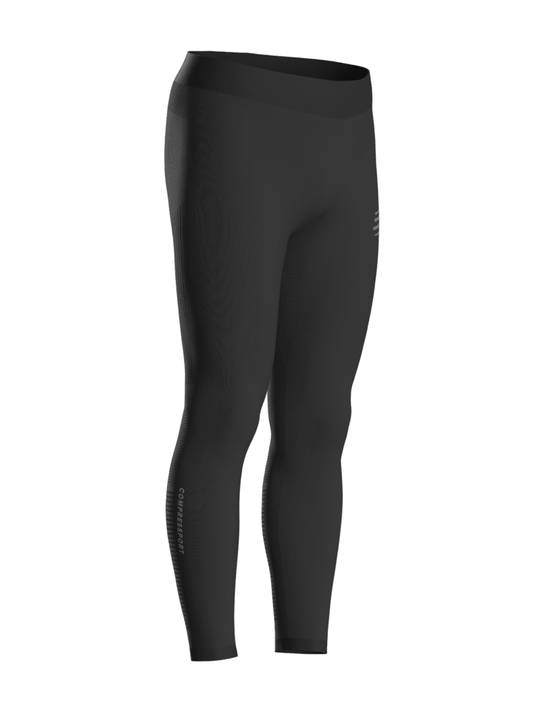Compressport Merino Run Legging heren – merino wollen hardlooplegging voor heren bij trailrunning en hardlopen in koud weer
